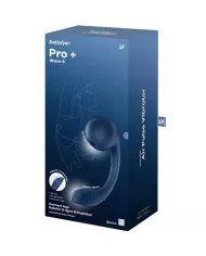 SATISFYER - PRO+ WAVE 4 STIMULATEUR POINT G ET IMPULSION D'AIR APPLICATION GRATUITE BLEU FONCÉ SATISFYER - PRO+ WAVE 4 STIMULATEUR POINT G ET IMPULSION D'AIR APPLICATION GRATUITE BLEU FONCÉ
