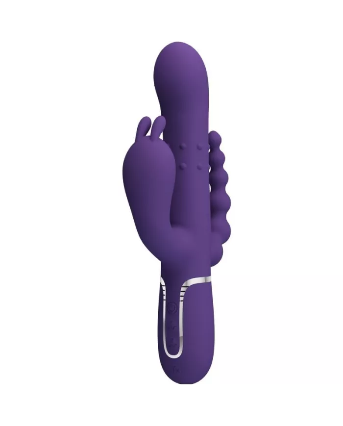 PRETTY LOVE - CAMMY TRIPLE VIBRATEUR MULTIFONCTION 4 EN 1 VIOLET PRETTY LOVE - CAMMY TRIPLE VIBRATEUR MULTIFONCTION 4 EN 1 VIOLET