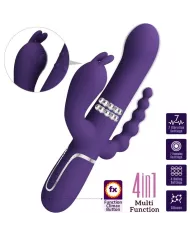 PRETTY LOVE - CAMMY TRIPLE VIBRATEUR MULTIFONCTION 4 EN 1 VIOLET PRETTY LOVE - CAMMY TRIPLE VIBRATEUR MULTIFONCTION 4 EN 1 VIOLET
