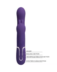 PRETTY LOVE - CAMMY TRIPLE VIBRATEUR MULTIFONCTION 4 EN 1 VIOLET PRETTY LOVE - CAMMY TRIPLE VIBRATEUR MULTIFONCTION 4 EN 1 VIOLET