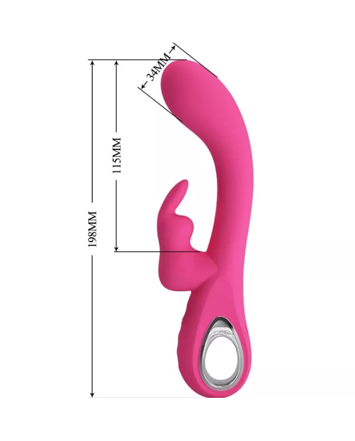 PRETTY LOVE - VIBRATEUR NOVAK RABBIT 12 VIBRATIONS ROSE PRETTY LOVE - VIBRATEUR NOVAK RABBIT 12 VIBRATIONS ROSE