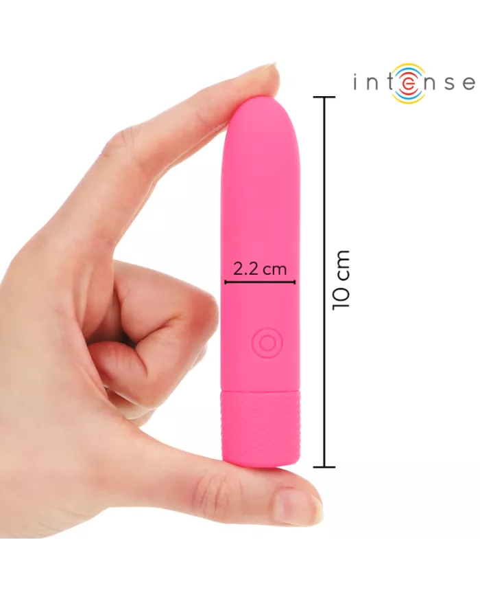 INTENSE - SYMONE BULLET VIBRANT RECHARGEABLE USB 8 VIBRATIONS ROSE 10 X 2,2 CM INTENSE - SYMONE BULLET VIBRANT RECHARGEABLE USB 8 VIBRATIONS ROSE 10 X 2,2 CM