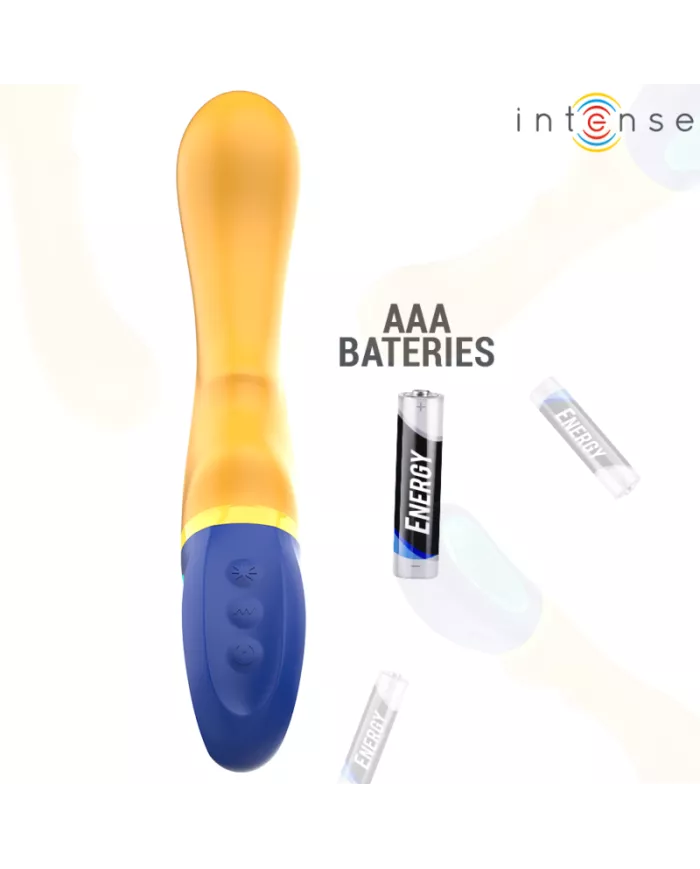 INTENSE - VIBRATEUR POINT G JAUNE SHAGGY INTENSE - VIBRATEUR POINT G JAUNE SHAGGY