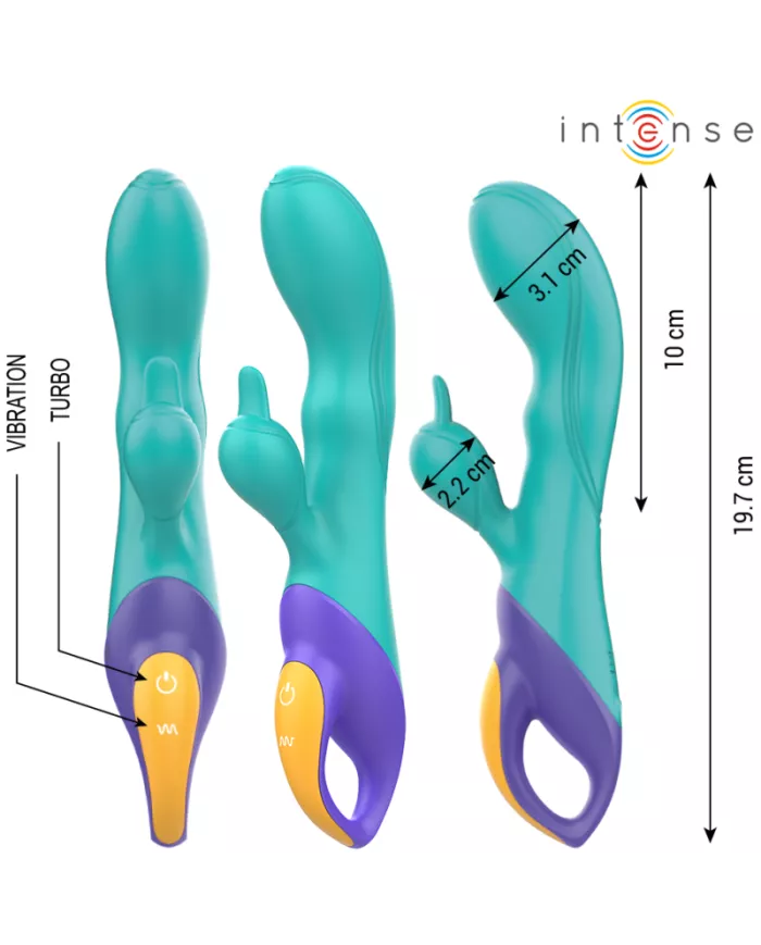 INTENSE - FRED VIBRATEUR RABBIT BLEU INTENSE - FRED VIBRATEUR RABBIT BLEU