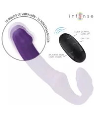 INTENSE - JILL DOUBLE VIBRATEUR 20 CM VIOLET TÉLÉCOMMANDE