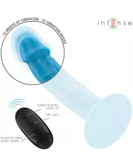 INTENSE - PHOEBE VIBRATEUR RÉALISTE 10 VIBRATIONS TÉLÉCOMMANDE BLEU