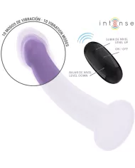 INTENSE - EDDIE VIBRATEUR 17,5 CM 10 VIBRATIONS VIOLET TÉLÉCOMMANDE