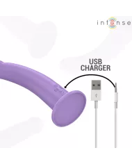 INTENSE - EDDIE VIBRATEUR 17,5 CM 10 VIBRATIONS VIOLET TÉLÉCOMMANDE
