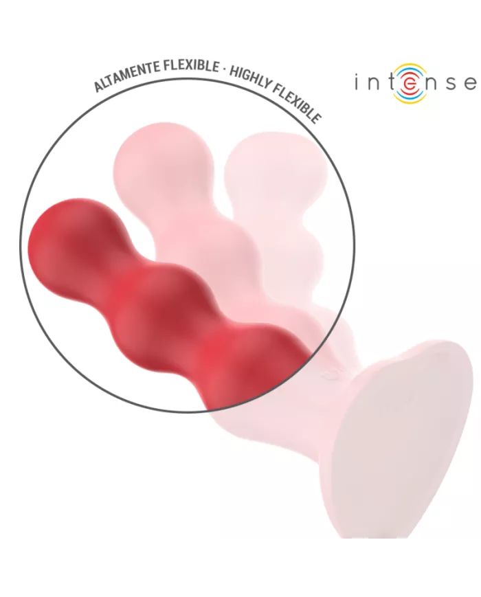 INTENSE - CODY VIBRATEUR AVEC VENTOUSE TÉLÉCOMMANDE ROUGE