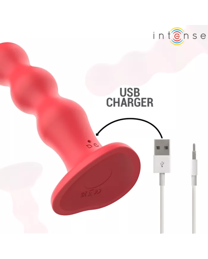 INTENSE - CODY VIBRATEUR AVEC VENTOUSE TÉLÉCOMMANDE ROUGE