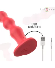 INTENSE - CODY VIBRATEUR AVEC VENTOUSE TÉLÉCOMMANDE ROUGE