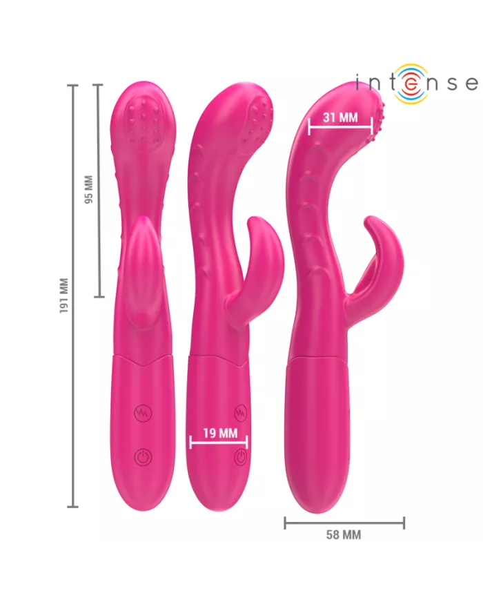 INTENSE - AMARA VIBRATEUR AVEC LANGUE STIMULANTE 10 VIBRATIONS ROSE INTENSE - AMARA VIBRATEUR AVEC LANGUE STIMULANTE 10 VIBRATIONS ROSE