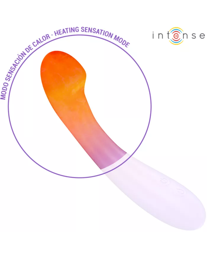 INTENSE - BECKY VIBRATEUR 19 CM CHAUFFANT 7 VIBRATIONS VIOLET INTENSE - BECKY VIBRATEUR 19 CM CHAUFFANT 7 VIBRATIONS VIOLET