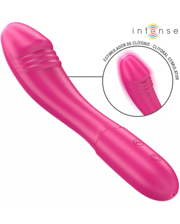 INTENSE - BELINDA VIBRATEUR 19 CM FLEXIBLE 10 VIBRATIONS ROSE INTENSE - BELINDA VIBRATEUR 19 CM FLEXIBLE 10 VIBRATIONS ROSE