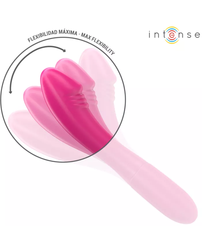 INTENSE - BELINDA VIBRATEUR 19 CM FLEXIBLE 10 VIBRATIONS ROSE INTENSE - BELINDA VIBRATEUR 19 CM FLEXIBLE 10 VIBRATIONS ROSE