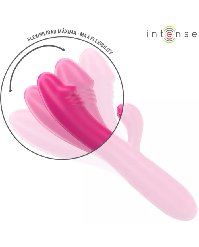 INTENSE - IVY VIBRATEUR FLEXIBLE 10 VIBRATIONS AVEC LANGUE STIMULANTE ROSE INTENSE - IVY VIBRATEUR FLEXIBLE 10 VIBRATIONS AVEC LANGUE STIMULANTE ROSE