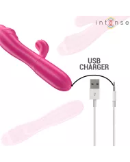 INTENSE - IVY VIBRATEUR FLEXIBLE 10 VIBRATIONS AVEC LANGUE STIMULANTE ROSE INTENSE - IVY VIBRATEUR FLEXIBLE 10 VIBRATIONS AVEC LANGUE STIMULANTE ROSE