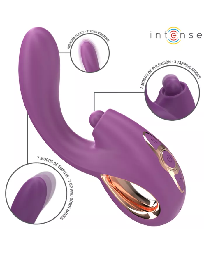 INTENSE - LALI VIBRATEUR MULTIFONCTION POINT G TAPPING & THRUST & VIBRATION VIOLET INTENSE - LALI VIBRATEUR MULTIFONCTION POINT G TAPPING & THRUST & VIBRATION VIOLET