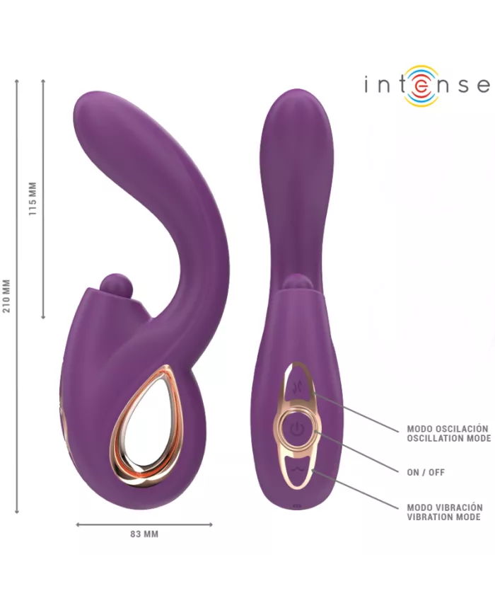 INTENSE - LALI VIBRATEUR MULTIFONCTION POINT G TAPPING & THRUST & VIBRATION VIOLET INTENSE - LALI VIBRATEUR MULTIFONCTION POINT G TAPPING & THRUST & VIBRATION VIOLET