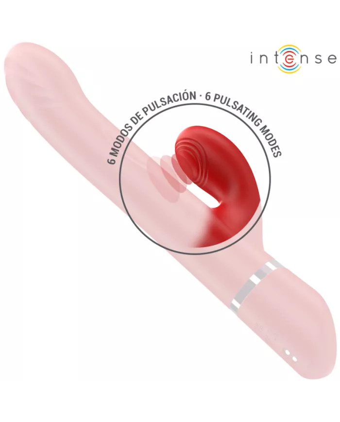 INTENSE - LELE VIBRATEUR MULTIFONCTION ROTATIF & OSCILLANT & STIMULANT ROUGE INTENSE - LELE VIBRATEUR MULTIFONCTION ROTATIF & OSCILLANT & STIMULANT ROUGE