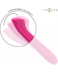 INTENSE - PATY VIBRATEUR 19 CM FLEXIBLE 10 VIBRATIONS MODÈLE 2 ROSE INTENSE - PATY VIBRATEUR 19 CM FLEXIBLE 10 VIBRATIONS MODÈLE 2 ROSE