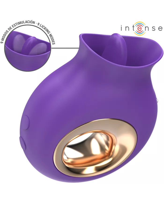 INTENSE - TULI STIMULATEUR CLITORIS 9 VIBRATIONS & 9 OSCILLATIONS VIOLET