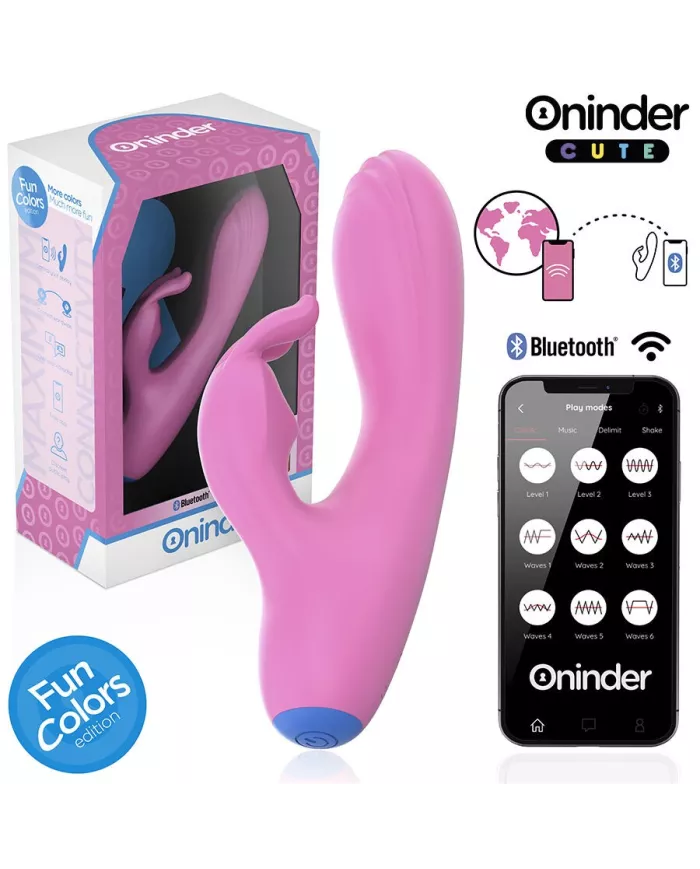 ONINDER CUTE - LOVE BUNNY VIBRATEUR POINT G CLITORIS - APPLICATION GRATUITE MONDIALE