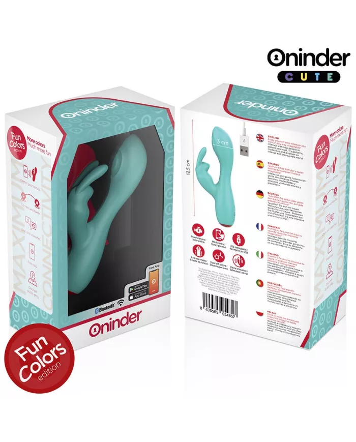 ONINDER CUTE - VIBRATEUR CLITORISÉ LOVE BUNNY G-SPOT - APPLICATION MONDIALE GRATUITE