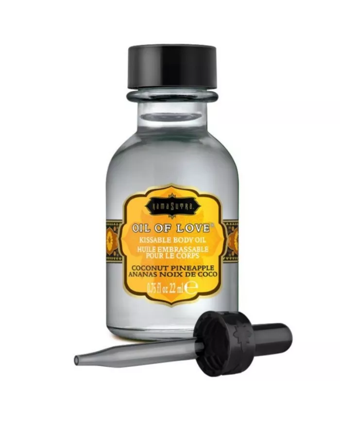 KAMASUTRA - HUILE COMESTIBLE NOIX DE COCO ET ANANAS 22 ML KAMASUTRA - HUILE COMESTIBLE NOIX DE COCO ET ANANAS 22 ML