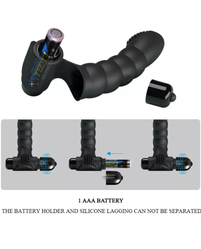 PRETTY LOVE - VIBRATEUR DOIGT ALEXANDER 10 VIBRATIONS NOIR PRETTY LOVE - VIBRATEUR DOIGT ALEXANDER 10 VIBRATIONS NOIR