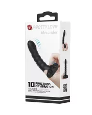 PRETTY LOVE - VIBRATEUR DOIGT ALEXANDER 10 VIBRATIONS NOIR PRETTY LOVE - VIBRATEUR DOIGT ALEXANDER 10 VIBRATIONS NOIR