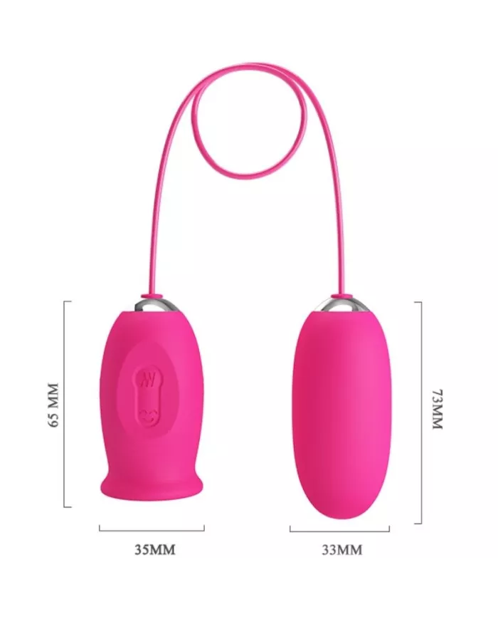 PRETTY LOVE - OEUF VIBRANT DAISY + LANGUE STIMULANTE CLITORIS ROSE