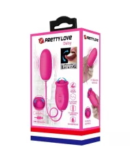 PRETTY LOVE - OEUF VIBRANT DAISY + LANGUE STIMULANTE CLITORIS ROSE