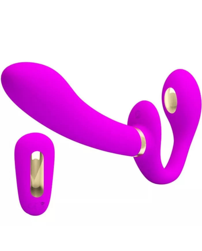 PRETTY LOVE - THUNDERBIRD DOUBLE VIBRATEUR STRAP-ON AVEC TÉLÉCOMMANDE VIOLET PRETTY LOVE - THUNDERBIRD DOUBLE VIBRATEUR STRAP-ON AVEC TÉLÉCOMMANDE VIOLET
