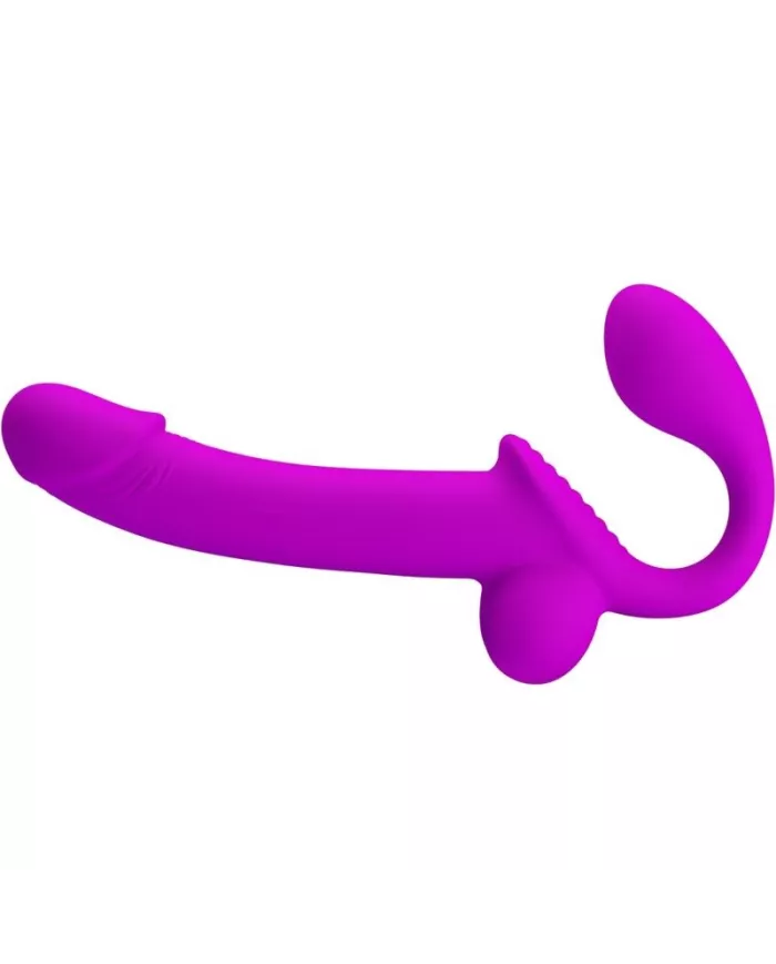 PRETTY LOVE - STIMULATEUR DOUBLE STRAP-ON KELPIE VIOLET PRETTY LOVE - STIMULATEUR DOUBLE STRAP-ON KELPIE VIOLET