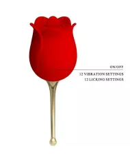 PRETTY LOVE - ROSE LOVER STIMULATEUR DE CLITORIS ROSE 12 VIBRATIONS ROUGE PRETTY LOVE - ROSE LOVER STIMULATEUR DE CLITORIS ROSE 12 VIBRATIONS ROUGE