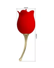 PRETTY LOVE - ROSE LOVER STIMULATEUR DE CLITORIS ROSE 12 VIBRATIONS ROUGE PRETTY LOVE - ROSE LOVER STIMULATEUR DE CLITORIS ROSE 12 VIBRATIONS ROUGE