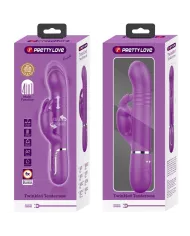 PRETTY LOVE - VIBRATEUR LAPIN MULTIFONCTION COALE 4 EN 1 VIOLET PRETTY LOVE - VIBRATEUR LAPIN MULTIFONCTION COALE 4 EN 1 VIOLET