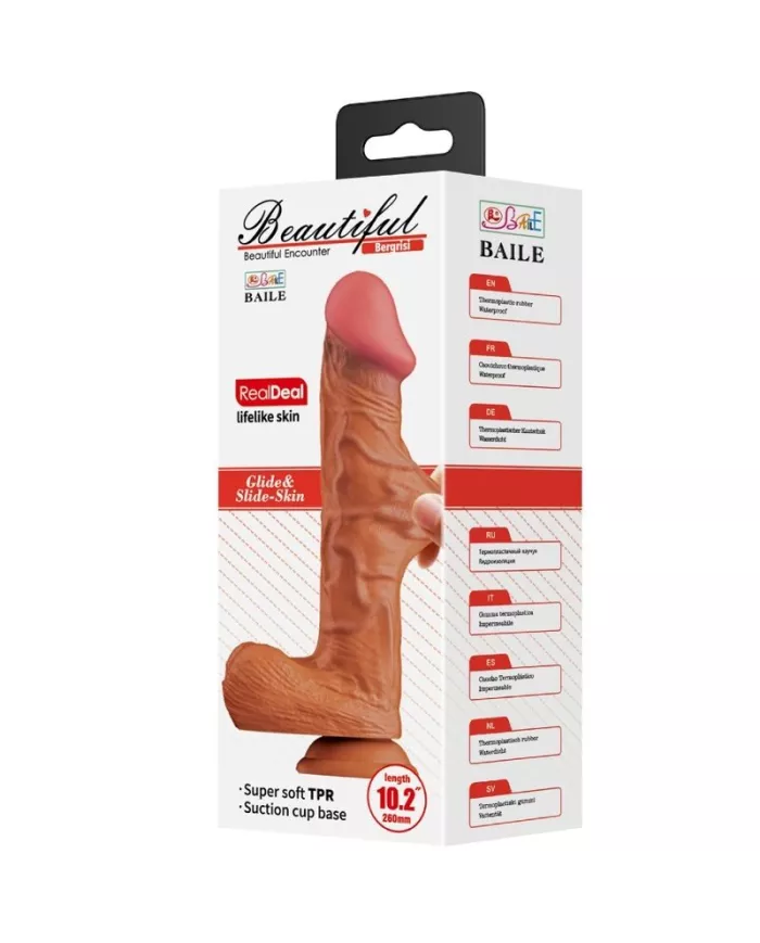 BAILE - GODE RÉALISTE BERGRISI 26 CM CHAIR BAILE - GODE RÉALISTE BERGRISI 26 CM CHAIR