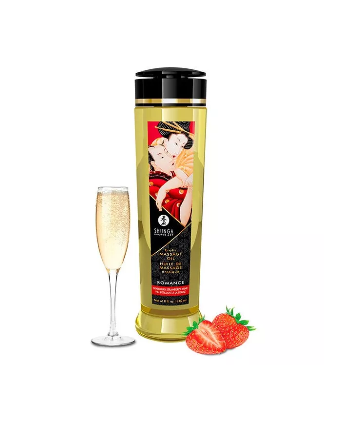 SHUNGA - HUILE DE MASSAGE ROMANCE ÉROTIQUE 240 ML