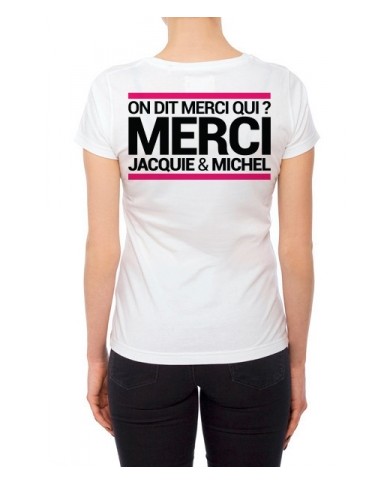 Tee-shirt  J&M blanc - spécial  femme