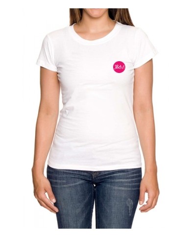 Tee-shirt  J&M blanc - spécial  femme