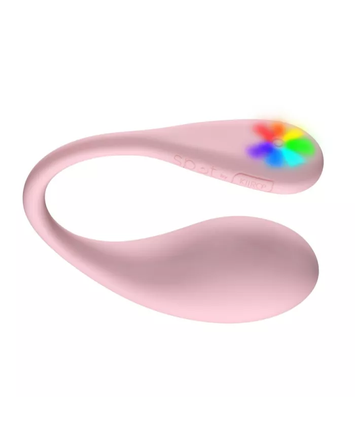 KIIROO - VIBRATEUR SPOT KISS ME EN FORME DE U ROSE