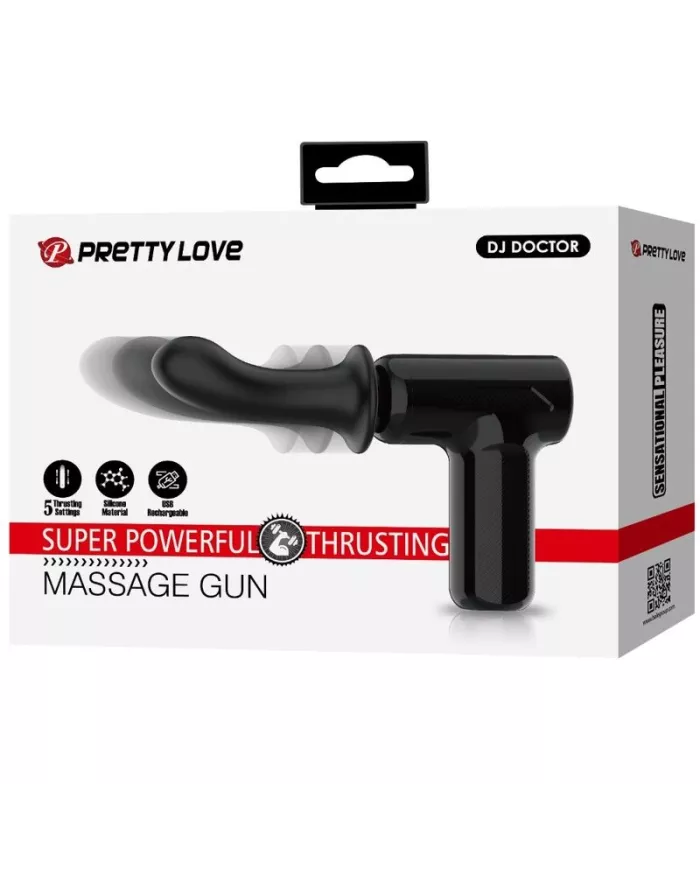 PRETTY LOVE - MASSEUR DJ DOCTOR 5 RÉGLAGES NOIR PRETTY LOVE - MASSEUR DJ DOCTOR 5 RÉGLAGES NOIR