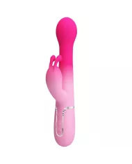 PRETTY LOVE - VIBRATEUR LAPIN MULTIFONCTION 3 EN 1 DEJON ROSE PRETTY LOVE - VIBRATEUR LAPIN MULTIFONCTION 3 EN 1 DEJON ROSE