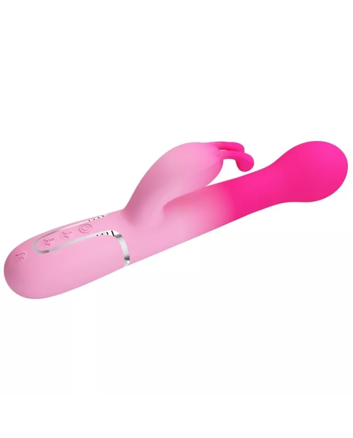 PRETTY LOVE - VIBRATEUR LAPIN MULTIFONCTION 3 EN 1 DEJON ROSE PRETTY LOVE - VIBRATEUR LAPIN MULTIFONCTION 3 EN 1 DEJON ROSE