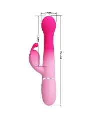 PRETTY LOVE - VIBRATEUR LAPIN MULTIFONCTION 3 EN 1 DEJON ROSE PRETTY LOVE - VIBRATEUR LAPIN MULTIFONCTION 3 EN 1 DEJON ROSE