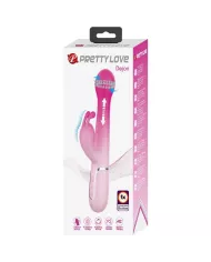 PRETTY LOVE - VIBRATEUR LAPIN MULTIFONCTION 3 EN 1 DEJON ROSE PRETTY LOVE - VIBRATEUR LAPIN MULTIFONCTION 3 EN 1 DEJON ROSE