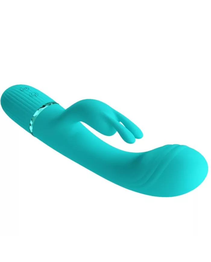 PRETTY LOVE - VIBRATEUR SCOCCO LAPIN TURQUOISE PRETTY LOVE - VIBRATEUR SCOCCO LAPIN TURQUOISE