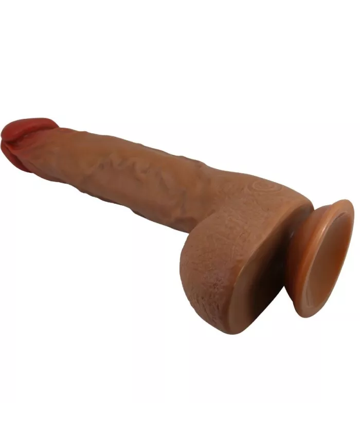 BAILE - MAGNIFIQUE VIBRATEUR RÉALISTE WILKS 5 RÉGLAGES 25 CM MULATO